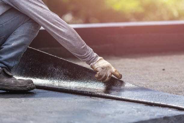 Professional Exterior Waterproofing technician working in Saint Joseph, MI